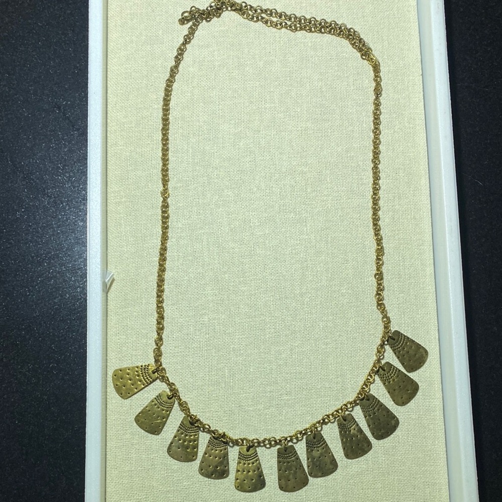 Charmed Brass Necklace